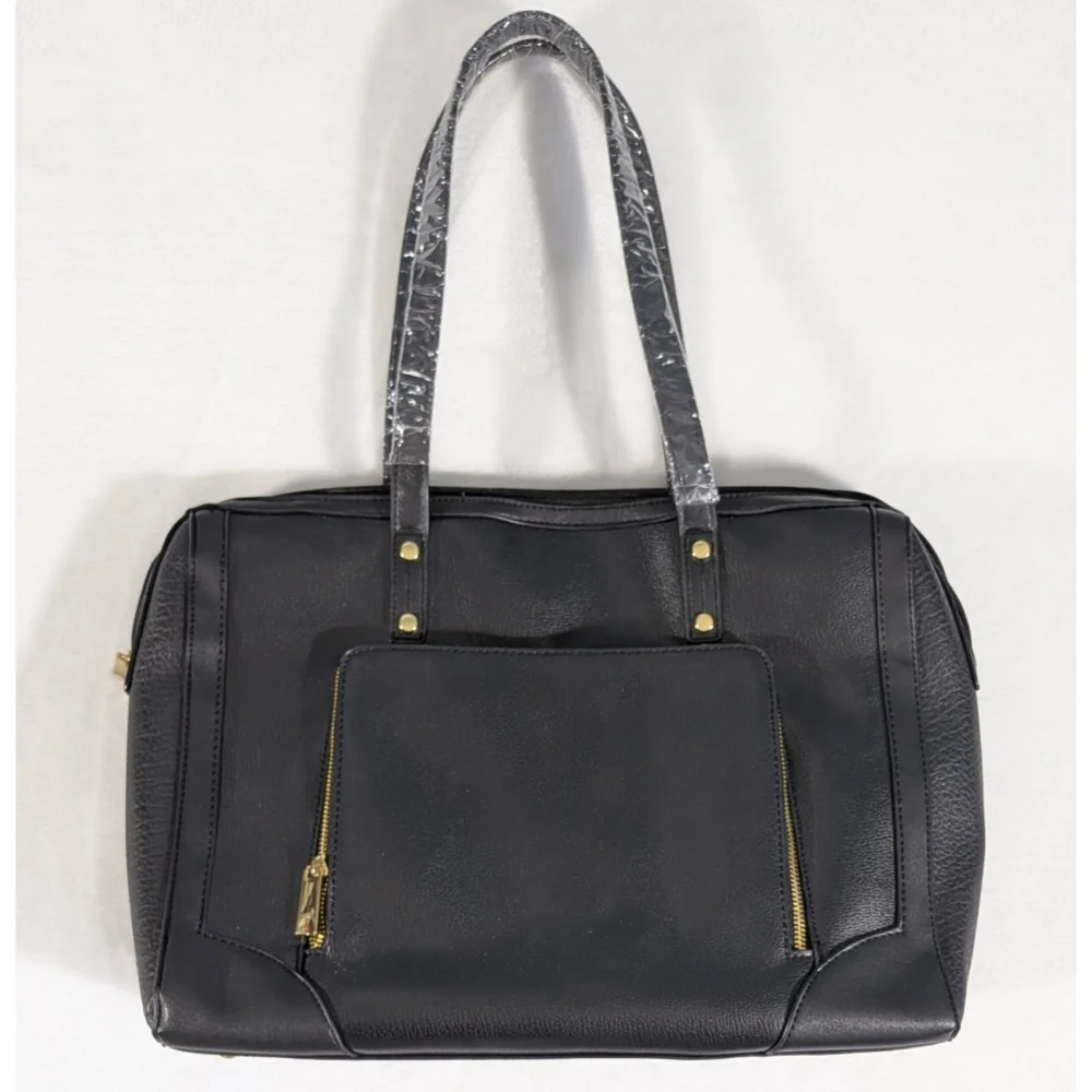 2017 A New Day Chic Laptop Shoulder Bag In Black
